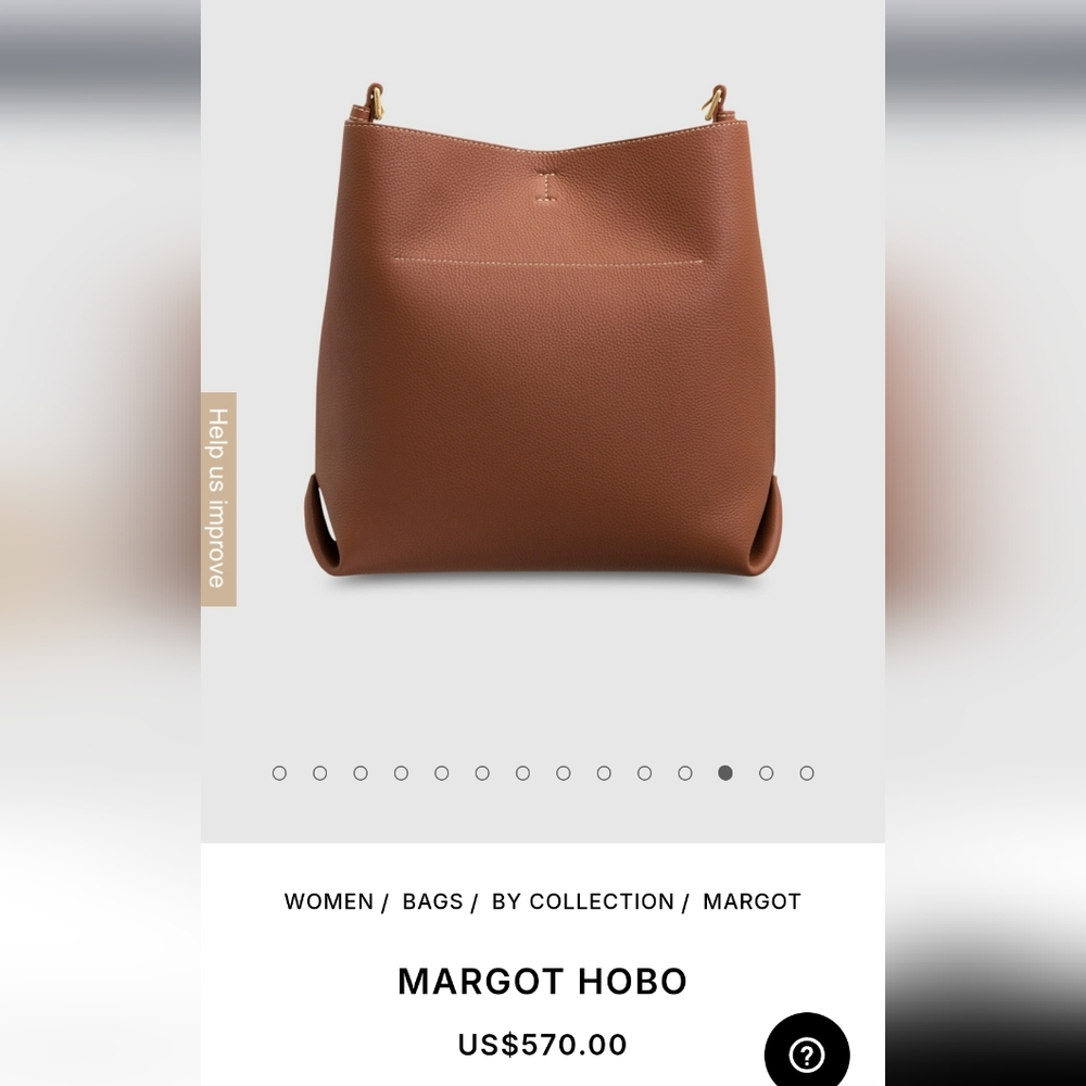 Oroton Margot  ivory hobo bag - Picture 11 of 16